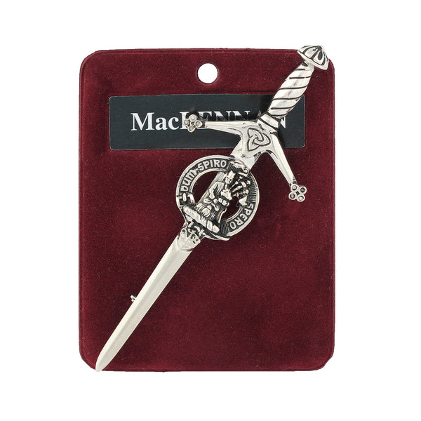 Art Pewter Kilt Pin Maclennan