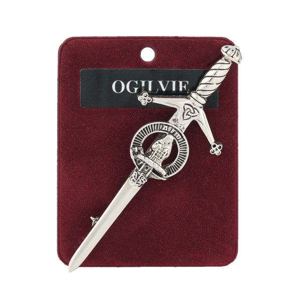 Art Pewter Kilt Pin Ogilvie