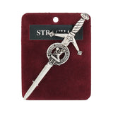 Art Pewter Kilt Pin Strachan