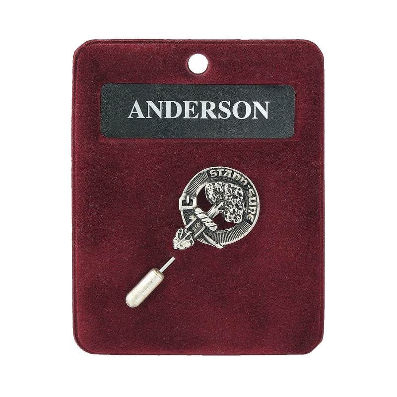 Art Pewter Lapel Pin Anderson