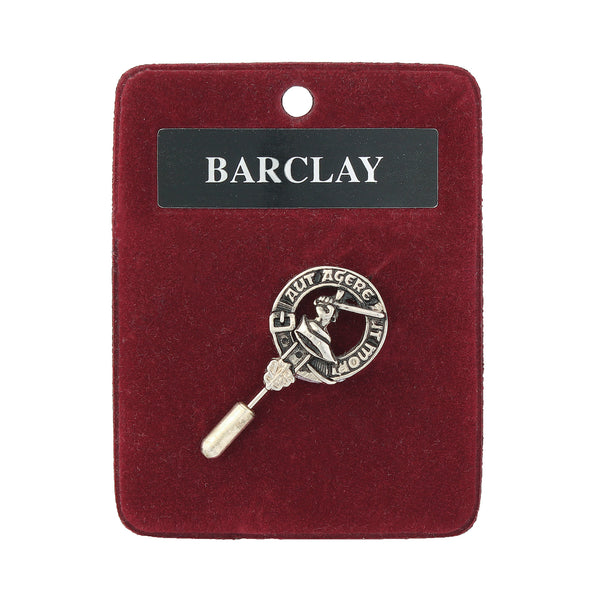 Art Pewter Lapel Pin Barclay