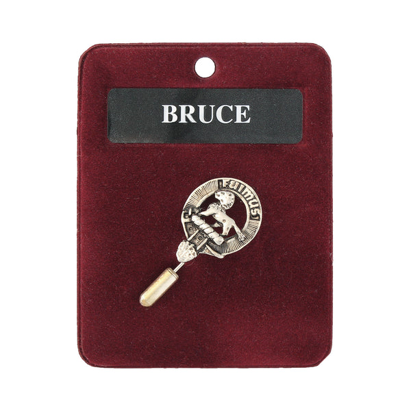 Art Pewter Lapel Pin Bruce