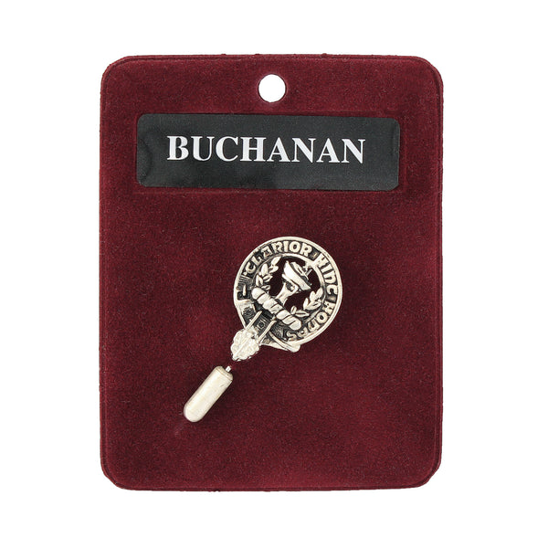 Art Pewter Lapel Pin Buchanan