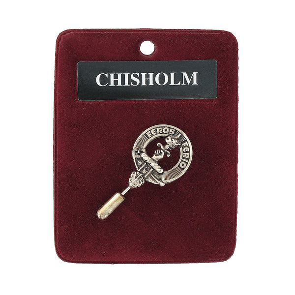 Art Pewter Lapel Pin Chisholm