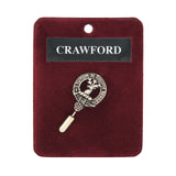 Art Pewter Lapel Pin Crawford