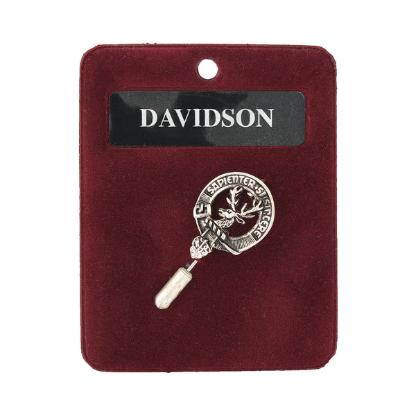 Art Pewter Lapel Pin Davidson