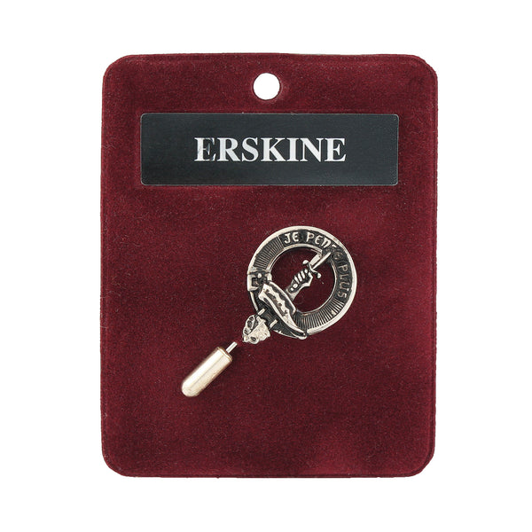 Art Pewter Lapel Pin Erskine