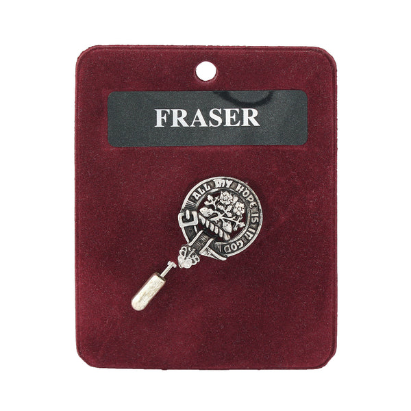 Art Pewter Lapel Pin Fraser