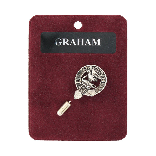 Art Pewter Lapel Pin Graham