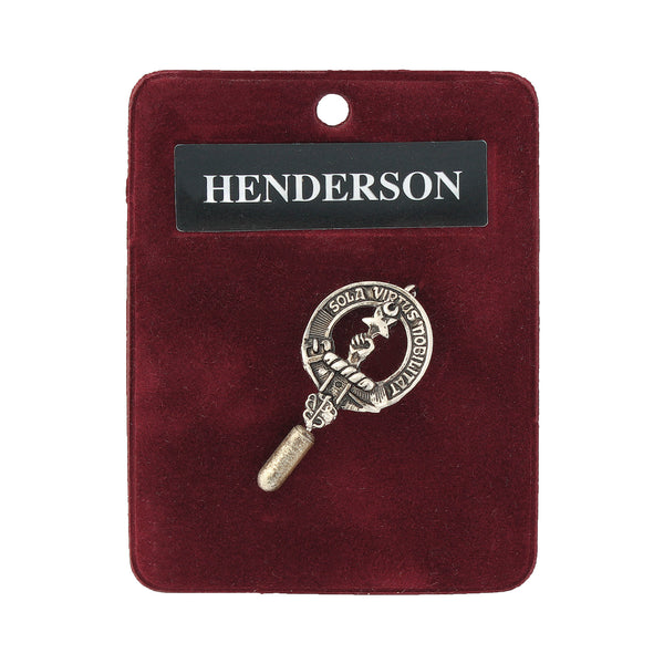 Art Pewter Lapel Pin Henderson