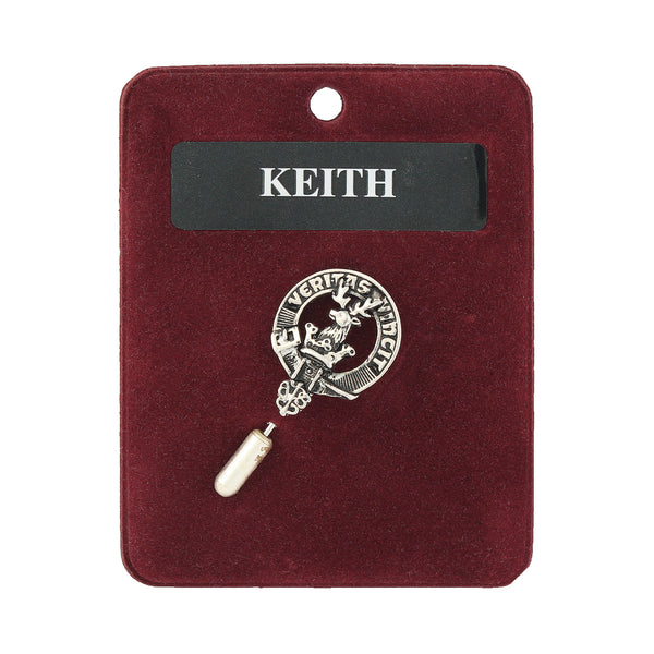 Art Pewter Lapel Pin Keith