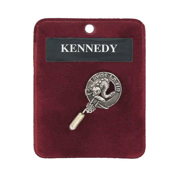 Art Pewter Lapel Pin Kennedy