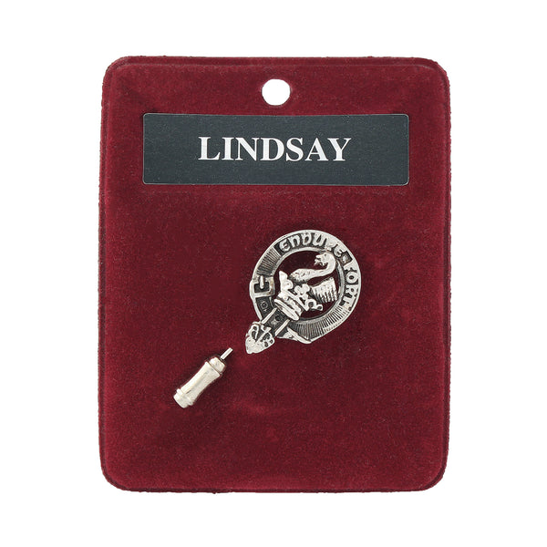 Art Pewter Lapel Pin Lindsay