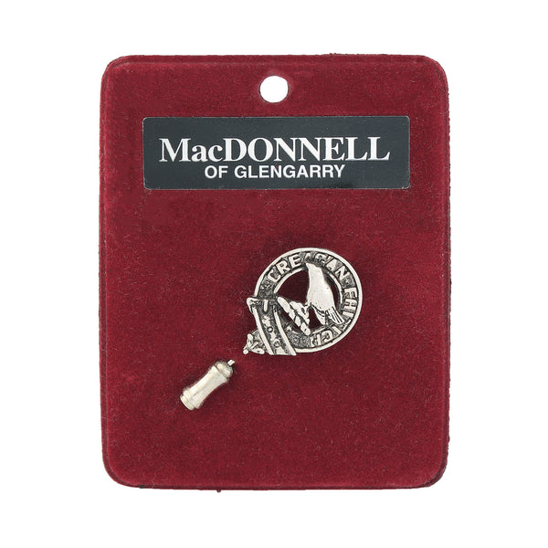 Art Pewter Lapel Pin Macdonald Of The Isles