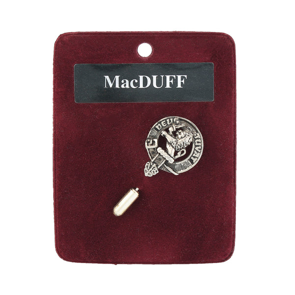 Art Pewter Lapel Pin Macduff