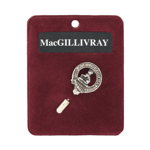 Art Pewter Lapel Pin Macgillivray