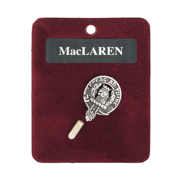 Art Pewter Lapel Pin Maclaren