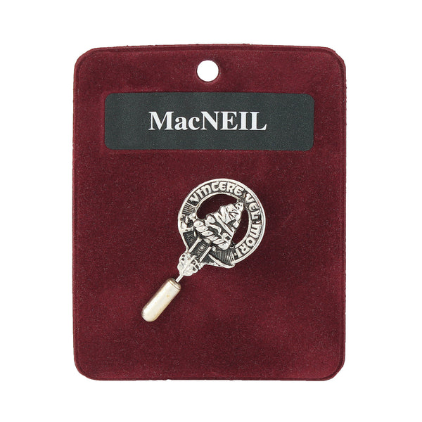 Art Pewter Lapel Pin Macneil