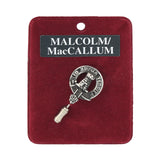 Art Pewter Lapel Pin Malcolm/Maccallum