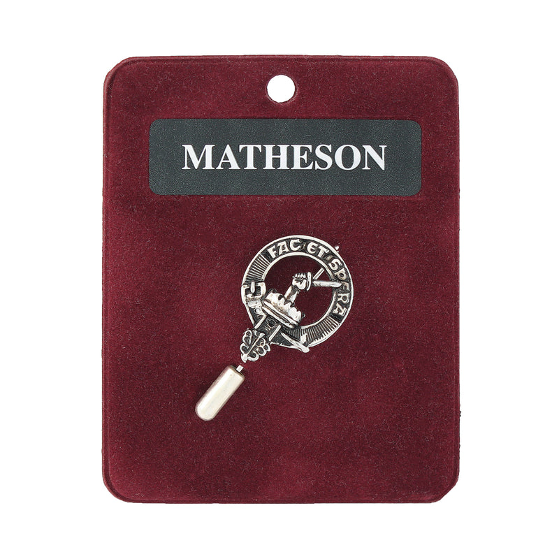 Art Pewter Lapel Pin Matheson