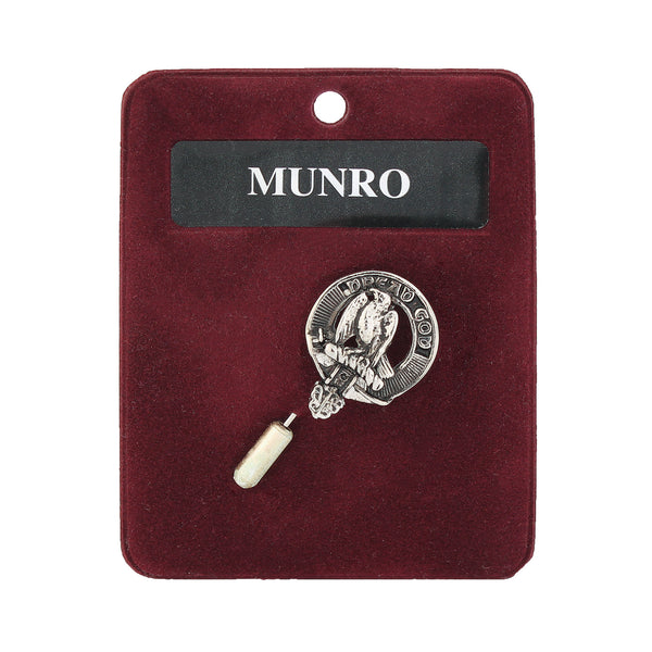 Art Pewter Lapel Pin Munro