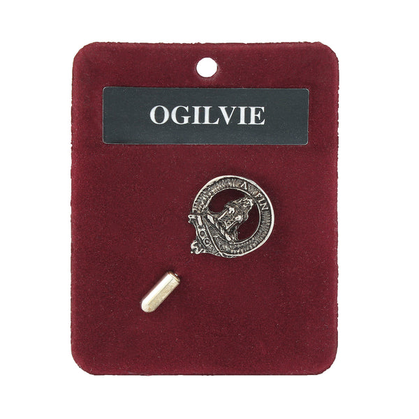 Art Pewter Lapel Pin Ogilvie