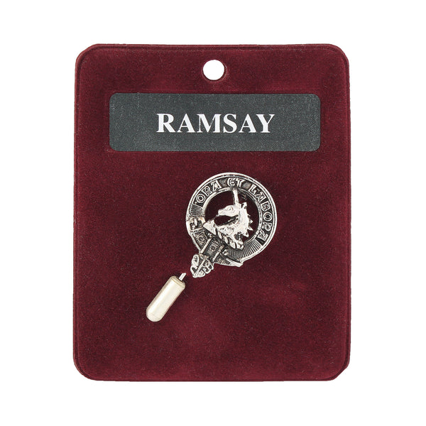 Art Pewter Lapel Pin Ramsay