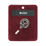 Art Pewter Lapel Pin Ross