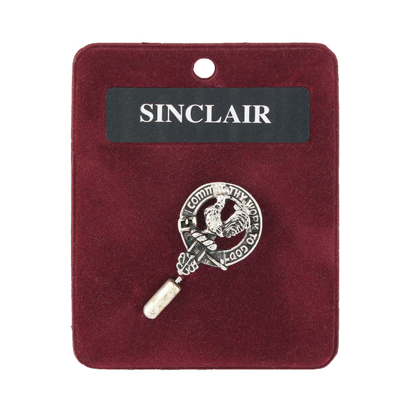 Art Pewter Lapel Pin Sinclair