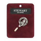 Art Pewter Lapel Pin Stewart Of Appin