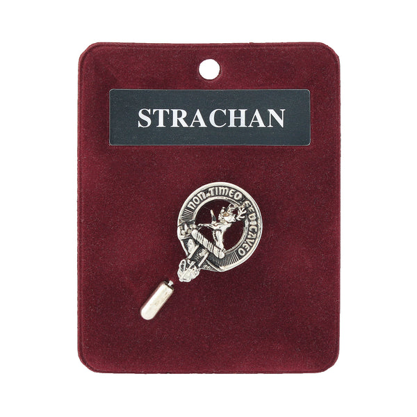 Art Pewter Lapel Pin Strachan