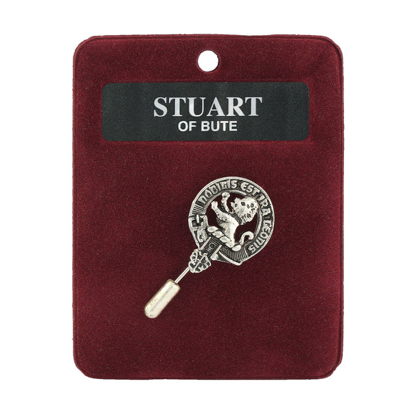 Art Pewter Lapel Pin Stuart Of Bute