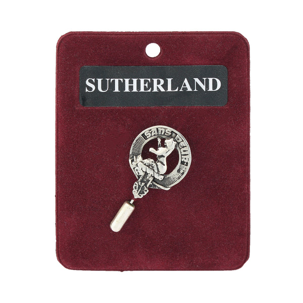 Art Pewter Lapel Pin Sutherland