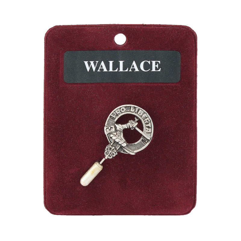 Art Pewter Lapel Pin Wallace