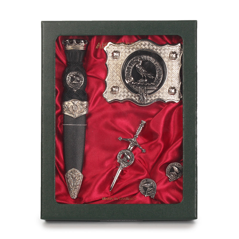 Clan Gift Set (Ckp Ccl Sd/Ct Buckle) Macdonell Of Glengarry