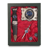 Clan Gift Set (Ckp Ccl Sd/Ct Buckle) Saltire