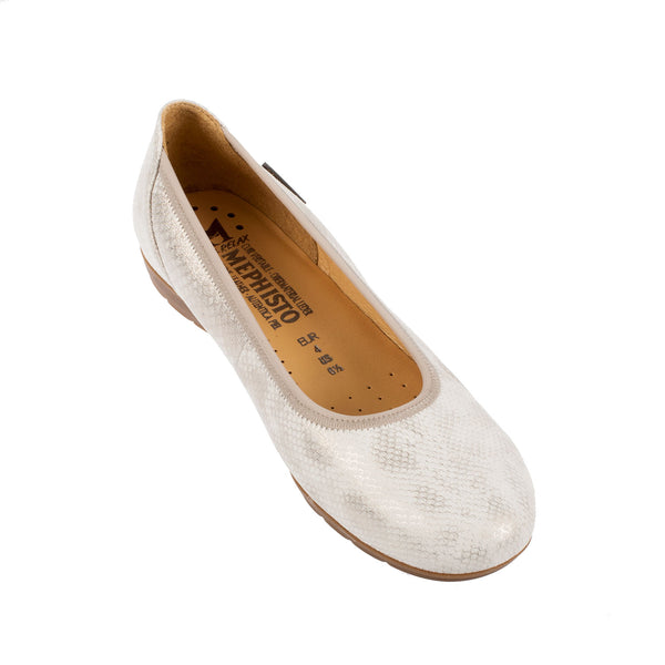 Women's Emilie Leather Ballerina Light Sand