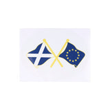 Sticker Saltire/Eu Dbl Flags