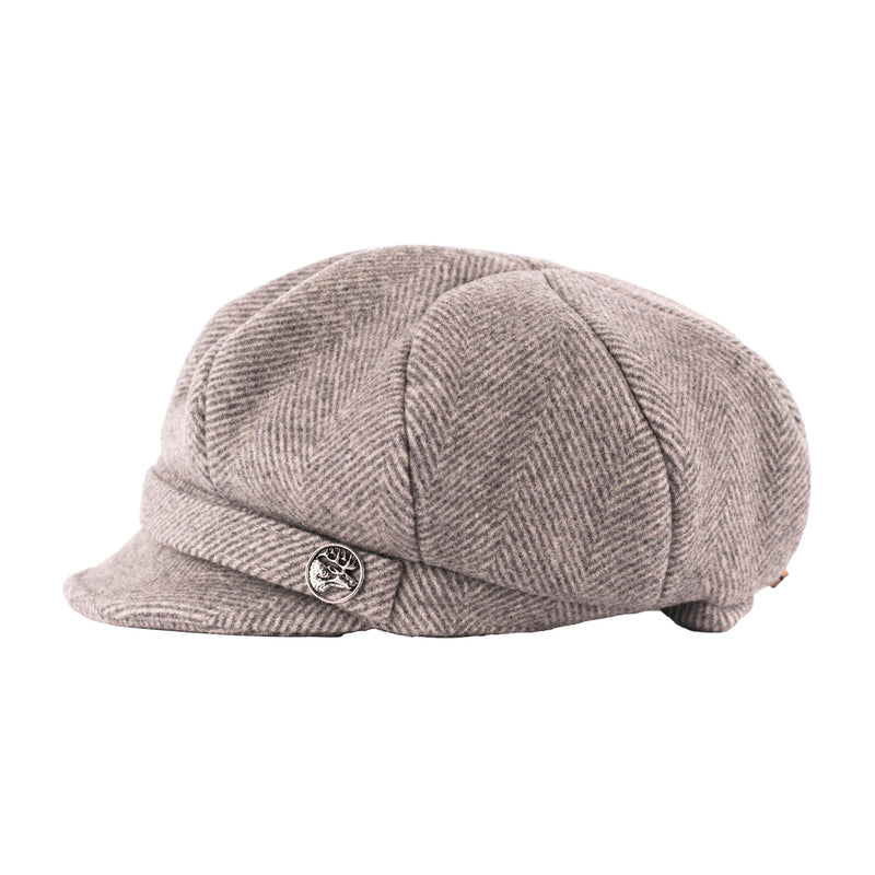 Heritage Lds Herringbone Newsboy Cap