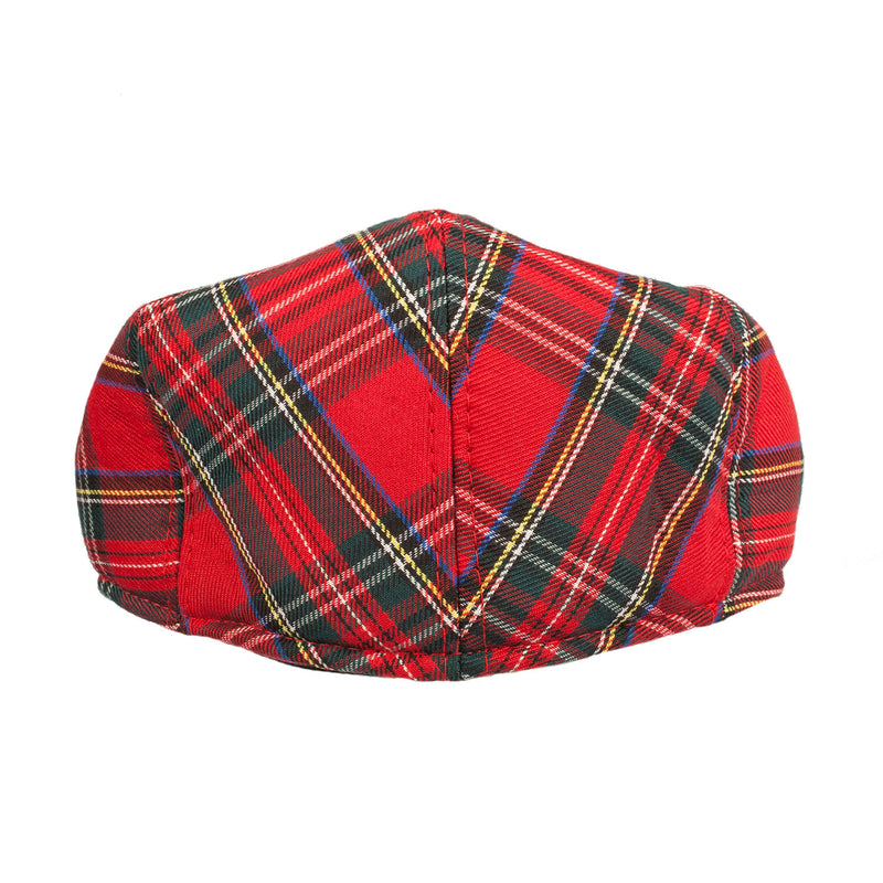 Men's Tartan Padded Flat Cap