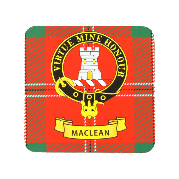 Kc Clan Square Cork Coaster Maclean