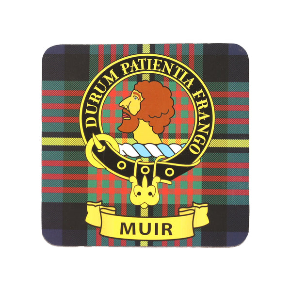 Kc Clan Square Cork Coaster Muir