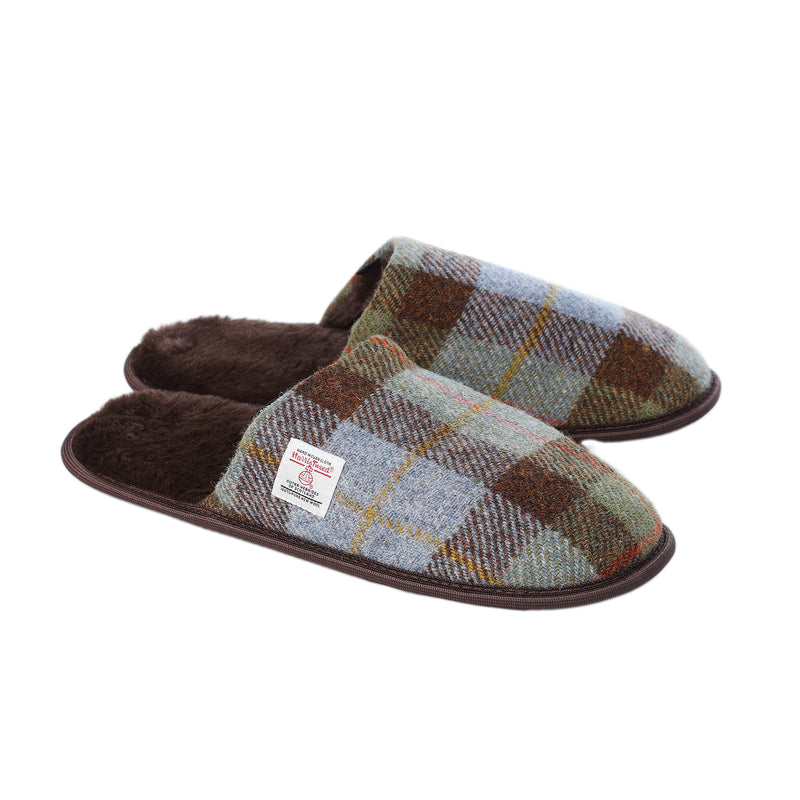 Harris Tweed Slippers Macleod Tartan