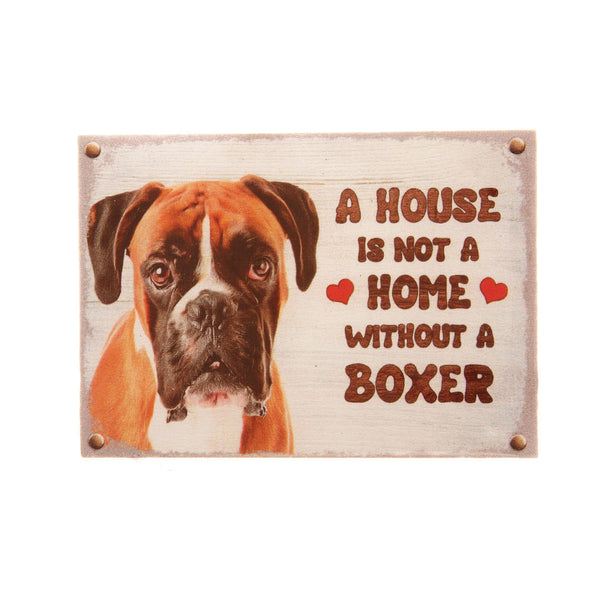 Pet Fridge Magnet Small Boxer Fawn