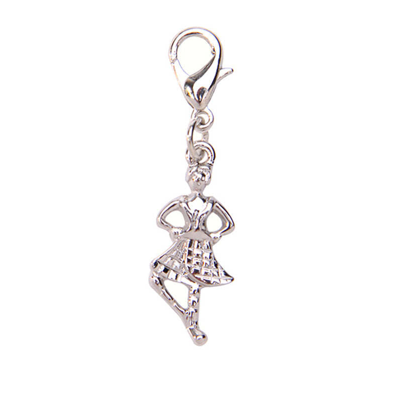 Highland Dancer Clip On Charm