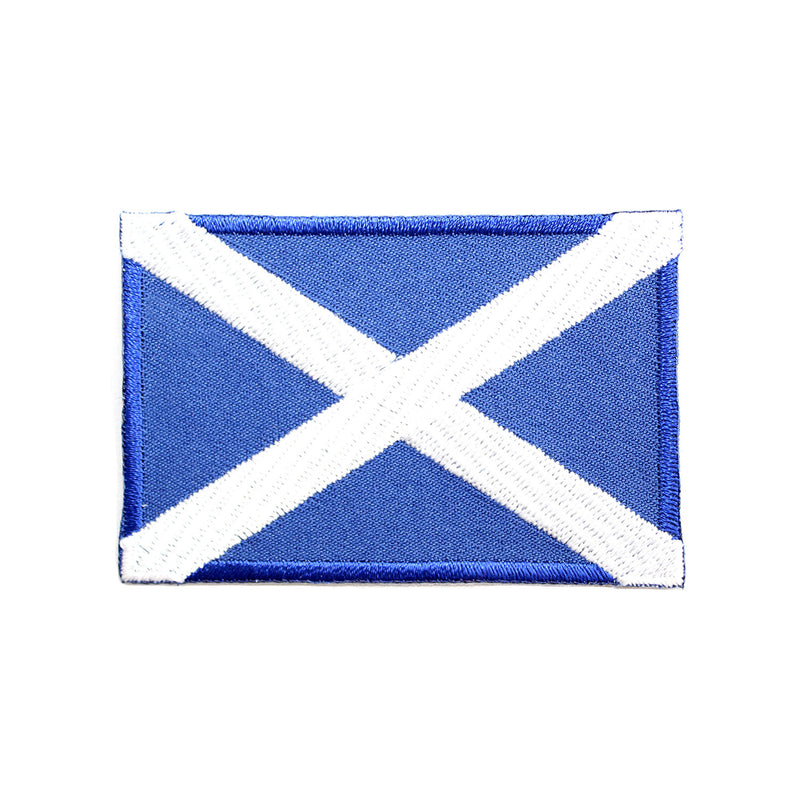 Saltire Oblong Flag Patch